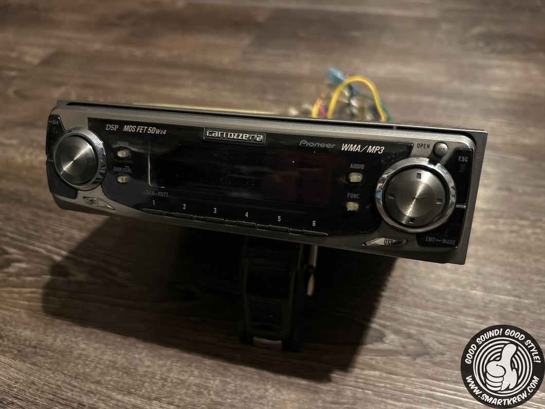 Pioneer Carrozzeria DEH-P077 Single Din Radio W/ Bluetooth