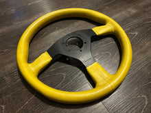 Load image into Gallery viewer, Victoria 355mm Yellow Leather Wheel