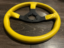 Load image into Gallery viewer, Victoria 355mm Yellow Leather Wheel