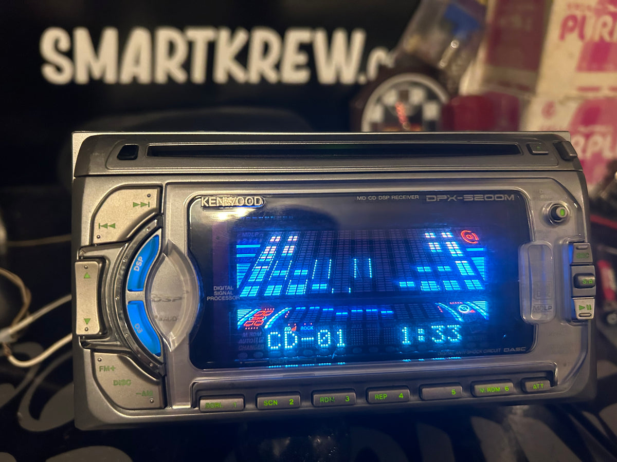 KENWOOD DPX-5200M ヘッドユニット 完動品】ケンウッドDPX-5200M MD CD