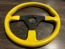 Load image into Gallery viewer, Victoria 355mm Yellow Leather Wheel