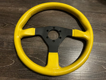 Load image into Gallery viewer, Victoria 355mm Yellow Leather Wheel