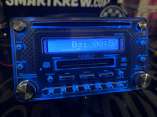 Load image into Gallery viewer, Addzest DMZ345BK Acrylic Double Din Radio W/ Bluetooth