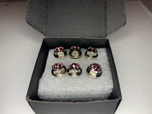 Load image into Gallery viewer, Handmade Light Amethyst Jeweled Steering Wheel Hardware