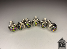 Load image into Gallery viewer, Handmade Smoked Color Shift Jeweled Steering Wheel Hardware