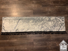 Load image into Gallery viewer, Grey Crushed Velvet With Black Tassel