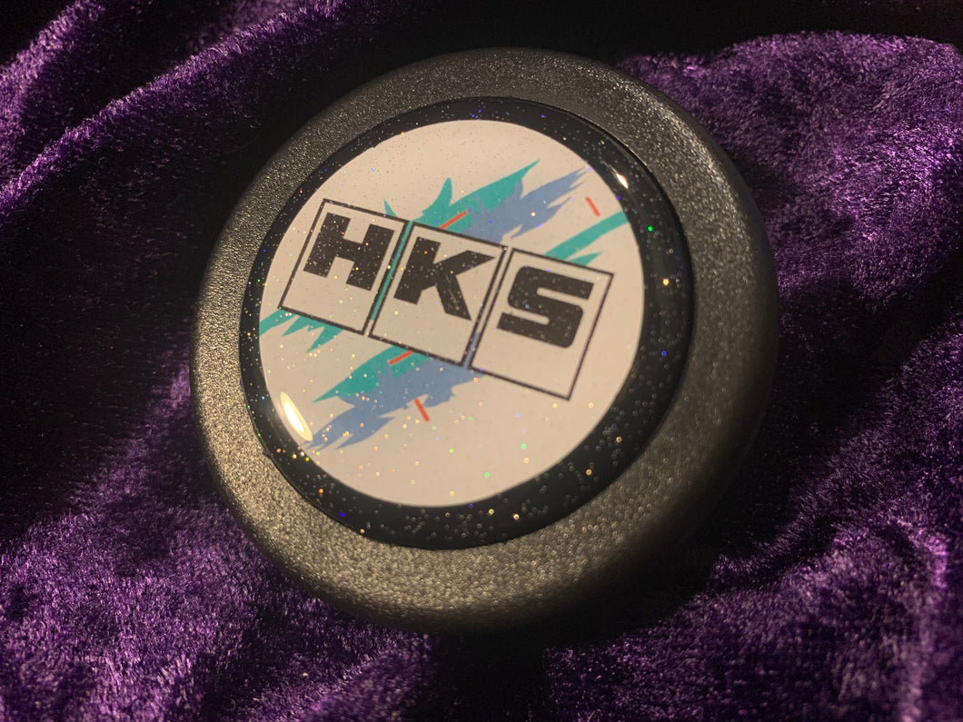 HKS Glitter Horn Button