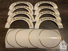 Load image into Gallery viewer, Advan SA3R Center Cap Decal Sets