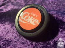 Load image into Gallery viewer, Handmade Enjoy Coke Horn Button