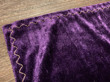 Load image into Gallery viewer, Purple Crushed Velvet With Gold Tassel