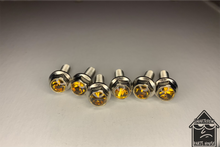 Load image into Gallery viewer, Handmade Gold Topaz Jeweled Steering Wheel Hardware