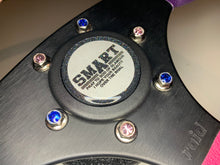 Load image into Gallery viewer, Handmade Red Siam Jeweled Steering Wheel Hardware