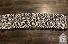 Load image into Gallery viewer, Zebra Faux Fur Dashmat