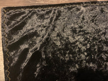 Load image into Gallery viewer, Black Crushed Velvet With Black/Gold Tassel