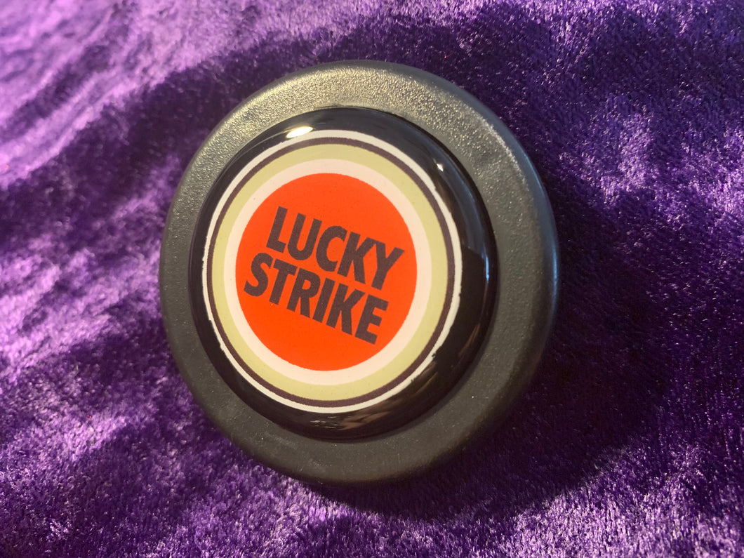 Handmade Lucky Strike Horn Button