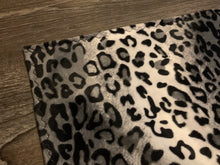 Load image into Gallery viewer, Snow Leopard Faux Fur Dashmat