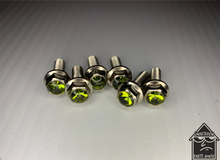 Load image into Gallery viewer, Handmade Olive Green Jeweled Steering Wheel Hardware