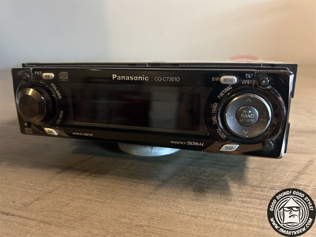 Panasonic CQ-C7301D Motorized Single Din Radio W/ Bluetooth
