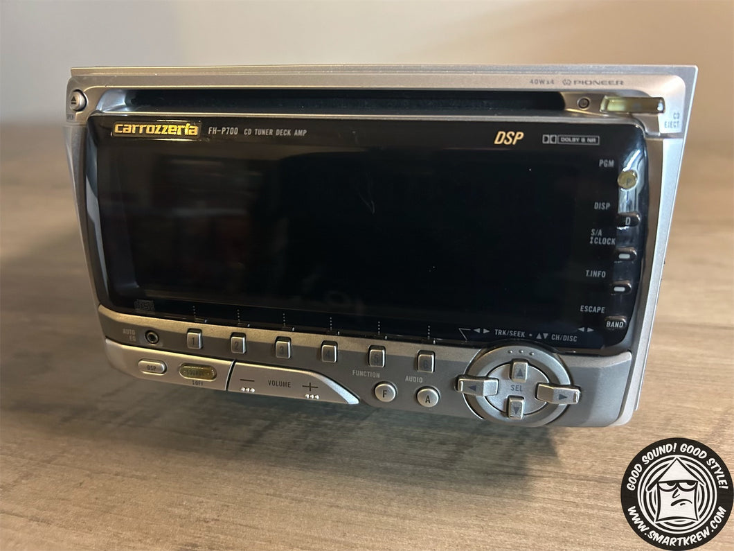 Pioneer Carrozzeria FH-P700 Motorized Double Din Radio W/ Bluetooth