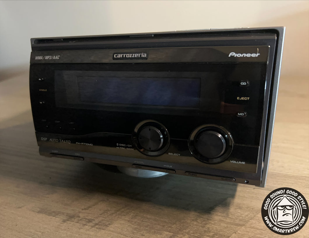Pioneer Carrozzeria FH-P710MD Motorized Double Din Radio W/ Bluetooth