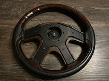 Load image into Gallery viewer, Altezza Disegno Artline 335mm Leather &amp; Wood Combination Wheel

