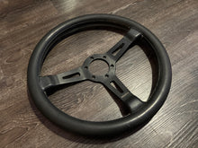 Load image into Gallery viewer, Abarth 350mm Black Leather Wheel
