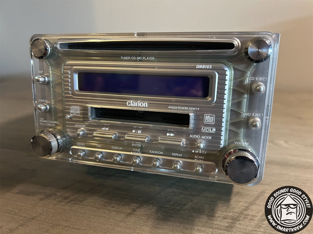 Clarion DMB165 Acrylic Double Din Radio W/ Bluetooth