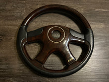 Load image into Gallery viewer, Altezza Disegno Artline 335mm Leather &amp; Wood Combination Wheel
