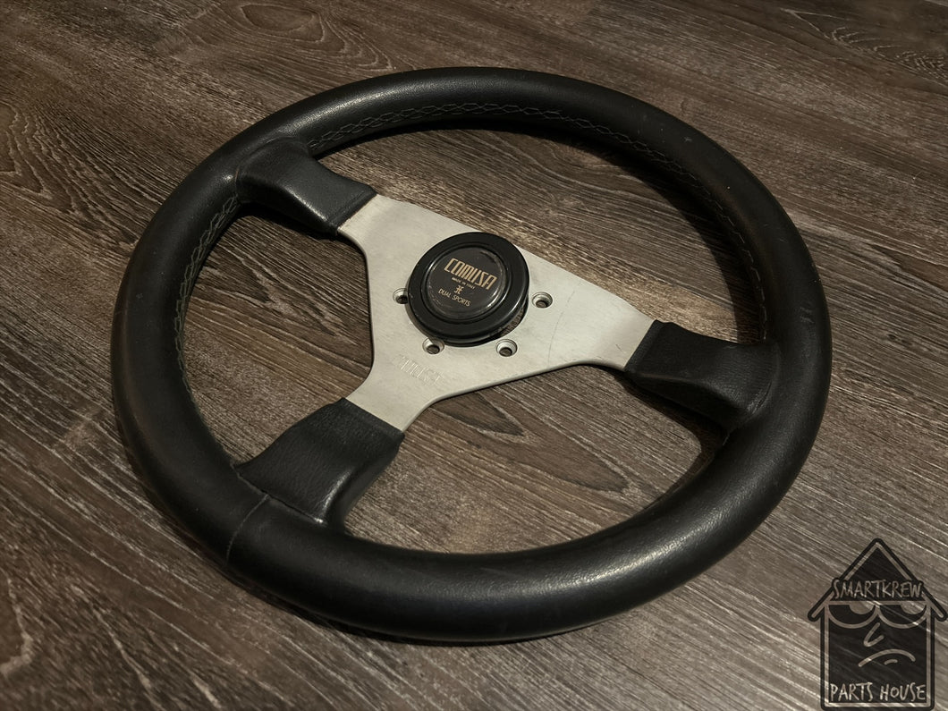 Comusa 335mm Black Leather Wheel