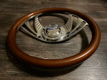 Load image into Gallery viewer, Dancing Star 355mm 2 Spoke Wood Wheel
