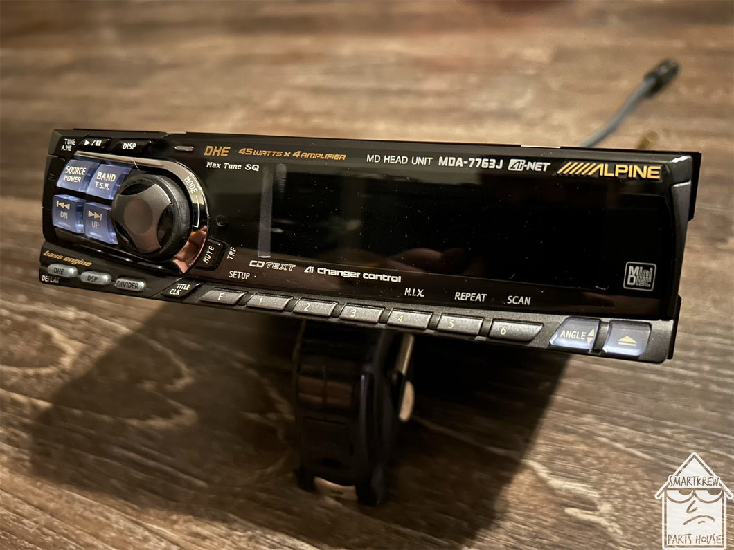 Alpine MDA-7763J Motorized Single Din Radio W/ Bluetooth