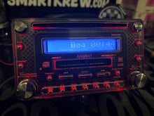 Load image into Gallery viewer, Addzest DMZ345BK Acrylic Double Din Radio W/ Bluetooth
