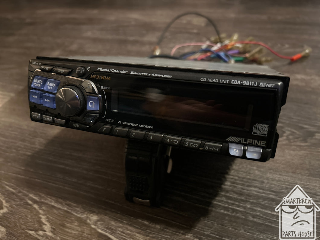 Alpine CDA-9811J Motorized Single Din Radio W/ Bluetooth