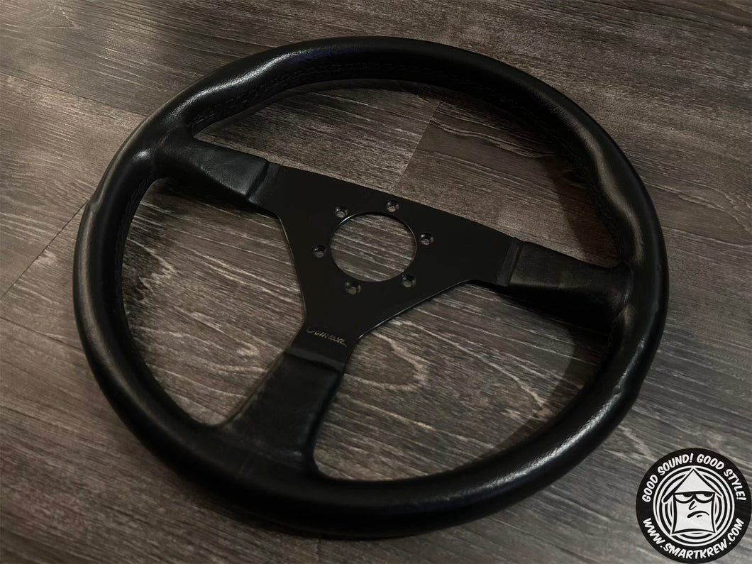 Comusa 345mm Black Leather Wheel