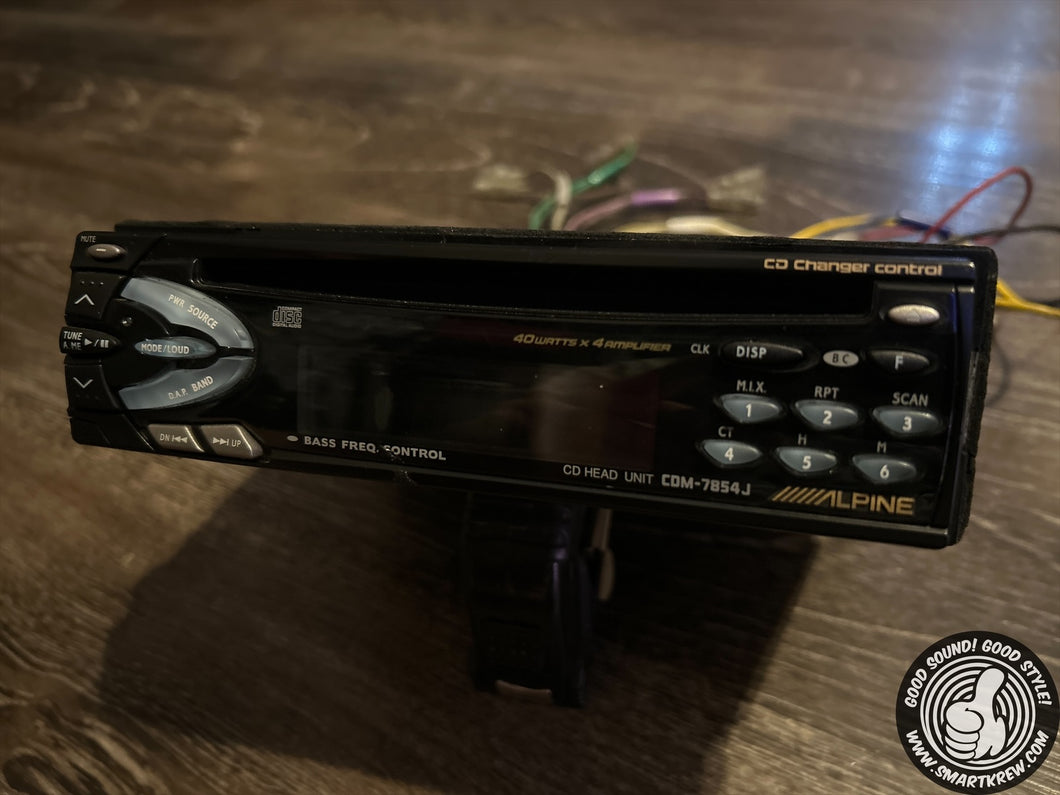 Alpine CDM-7854J Single Din Radio(NO Bluetooth)