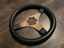 Load image into Gallery viewer, Abarth 315mm Black Leather Wheel
