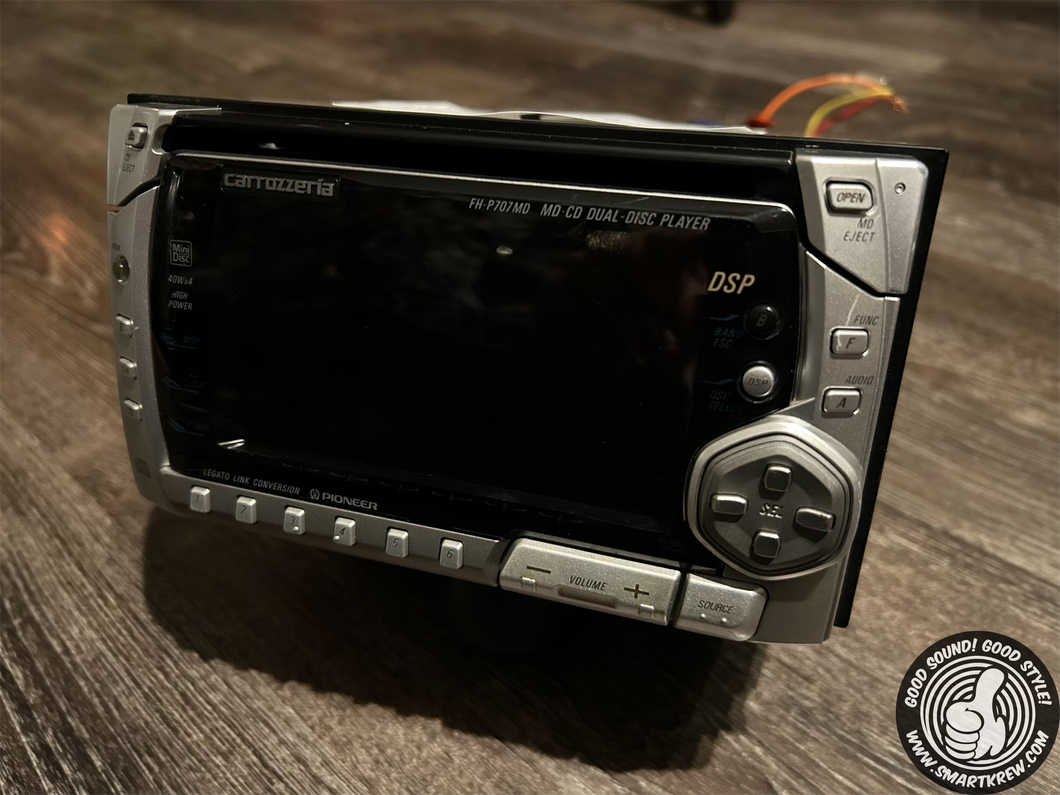 Pioneer Carrozzeria FH-P707MD Double Din Radio W/ Bluetooth