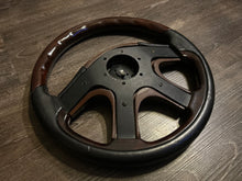 Load image into Gallery viewer, Altezza Disegno Artline 335mm Leather &amp; Wood Combination Wheel
