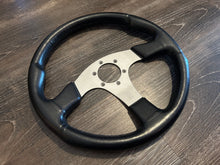 Load image into Gallery viewer, Leonard Zeal 350mm Black Leather Wheel
