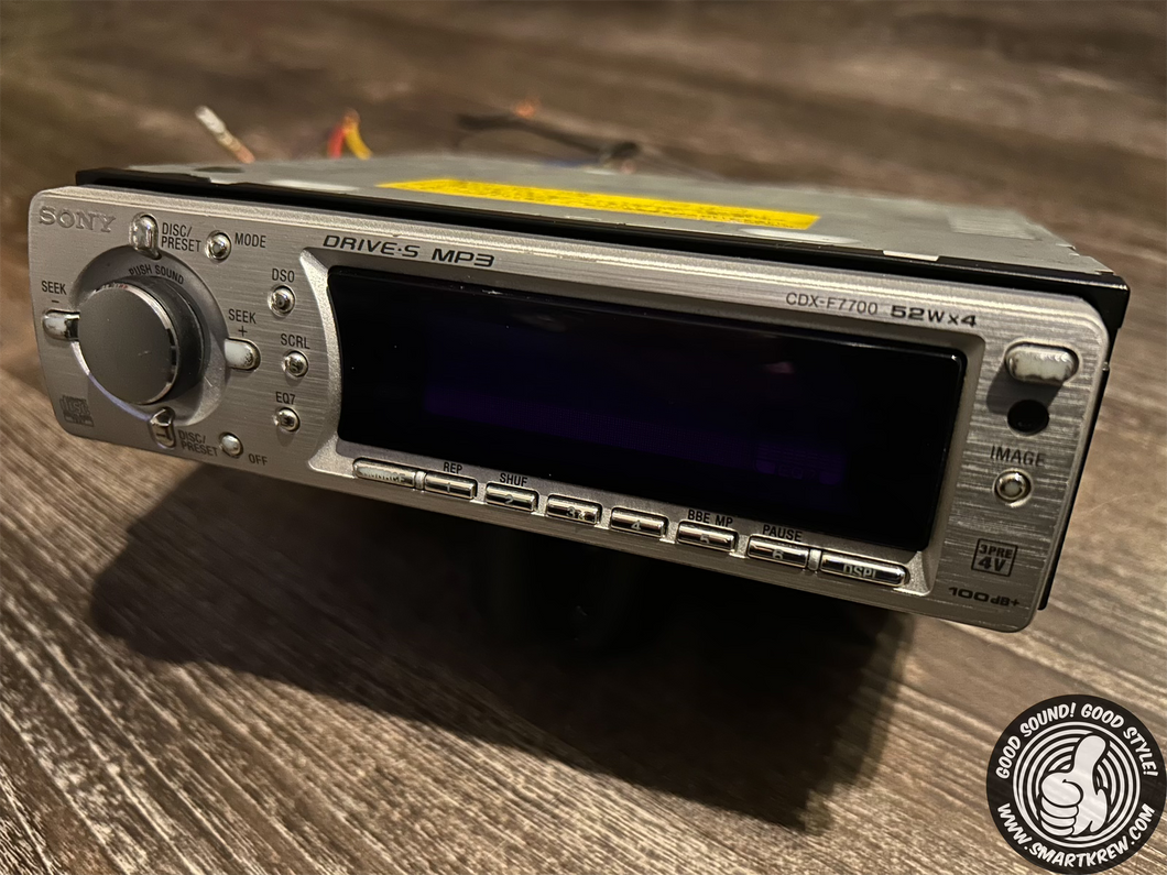 Sony CDX-F7700 Single Din Radio W/ Bluetooth