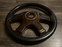 Load image into Gallery viewer, Altezza Disegno Artline 335mm Leather &amp; Wood Combination Wheel
