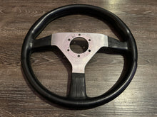 Load image into Gallery viewer, Momo Veloce 340mm Black Leather Wheel
