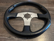 Load image into Gallery viewer, Leonard Zeal 350mm Black Leather Wheel
