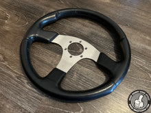 Load image into Gallery viewer, Leonard Zeal 350mm Black Leather Wheel
