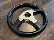 Load image into Gallery viewer, Leonard Zeal 350mm Black Leather Wheel
