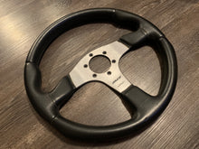 Load image into Gallery viewer, Momo Race 350mm Black Leather Wheel
