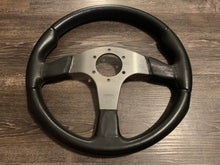 Load image into Gallery viewer, Momo Race 350mm Black Leather Wheel
