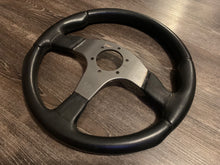 Load image into Gallery viewer, Momo Race 350mm Black Leather Wheel
