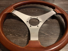 Load image into Gallery viewer, Personal 3 Spoke 350mm Wood Steering Wheel

