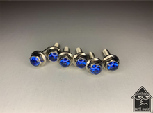 Load image into Gallery viewer, Handmade Sapphire Jeweled Steering Wheel Hardware
